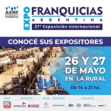 Conocé los expositores de Expo Franquicias Argentina 2022